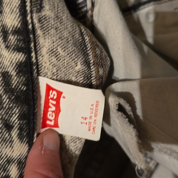 Vintage 1990s Women's Levi's 900 Series Black Stone Washed Denim Jeans-14 - Picture 5 of 7